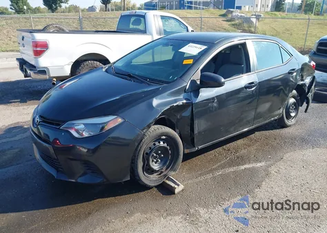 2015 Toyota Corolla Le из США, поврежденный, VIN 2T1BURHE1FC260391